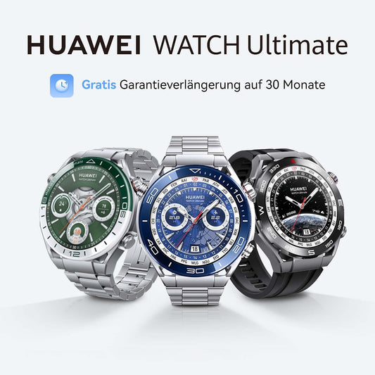 HUAWEI Watch Ultimate Smartwatch, Material in Premium-Metall-Optik, EKG, Golfplatz-Karten, Offline-Höhenlinienkarten, Bis zu 100 Meter Wasserdichtigkeit, 2 Wochen Akkulaufzeit, iOS&Android, Grün