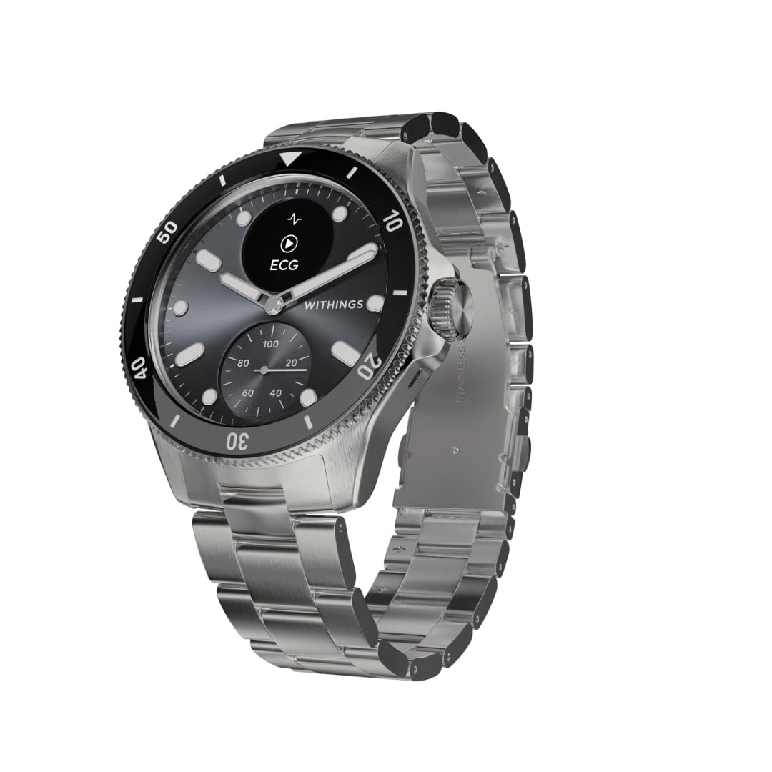 Withings ScanWatch Nova, Hybrid Smartwatch, ECG, SpO2, GPS, Grün