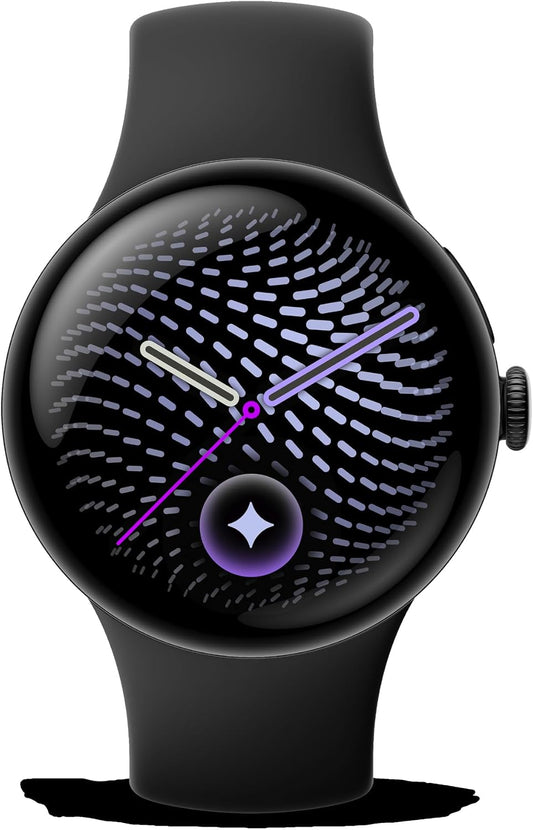 Google Pixel Watch 5 (45 mm) - Smartwatch - Black Case/Obsidian Band, LTE