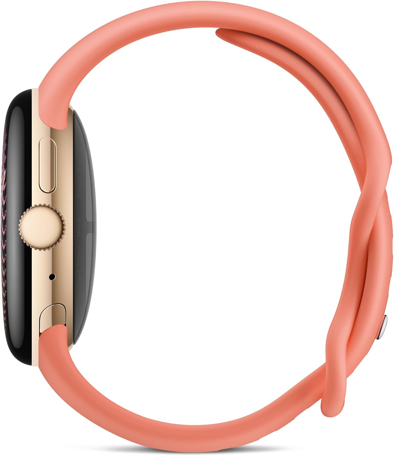 Google Pixel Watch 5 (41 mm) - Smartwatch - Champagne Case/Canyon Band, LTE
