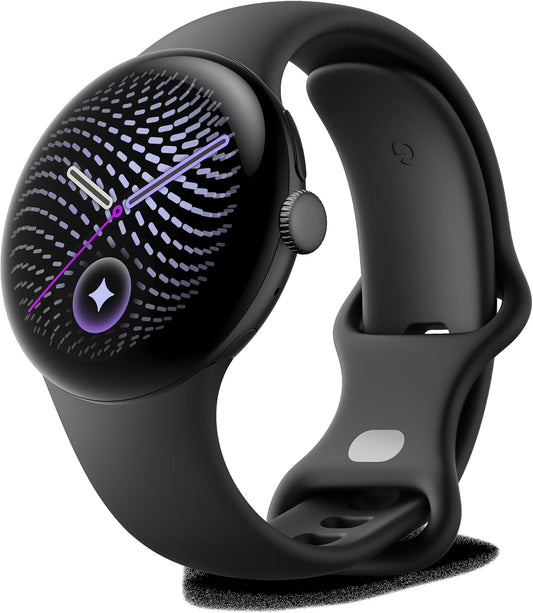 Google Pixel Watch 5 (45 mm) - Smartwatch - Black Case/Obsidian Band, LTE