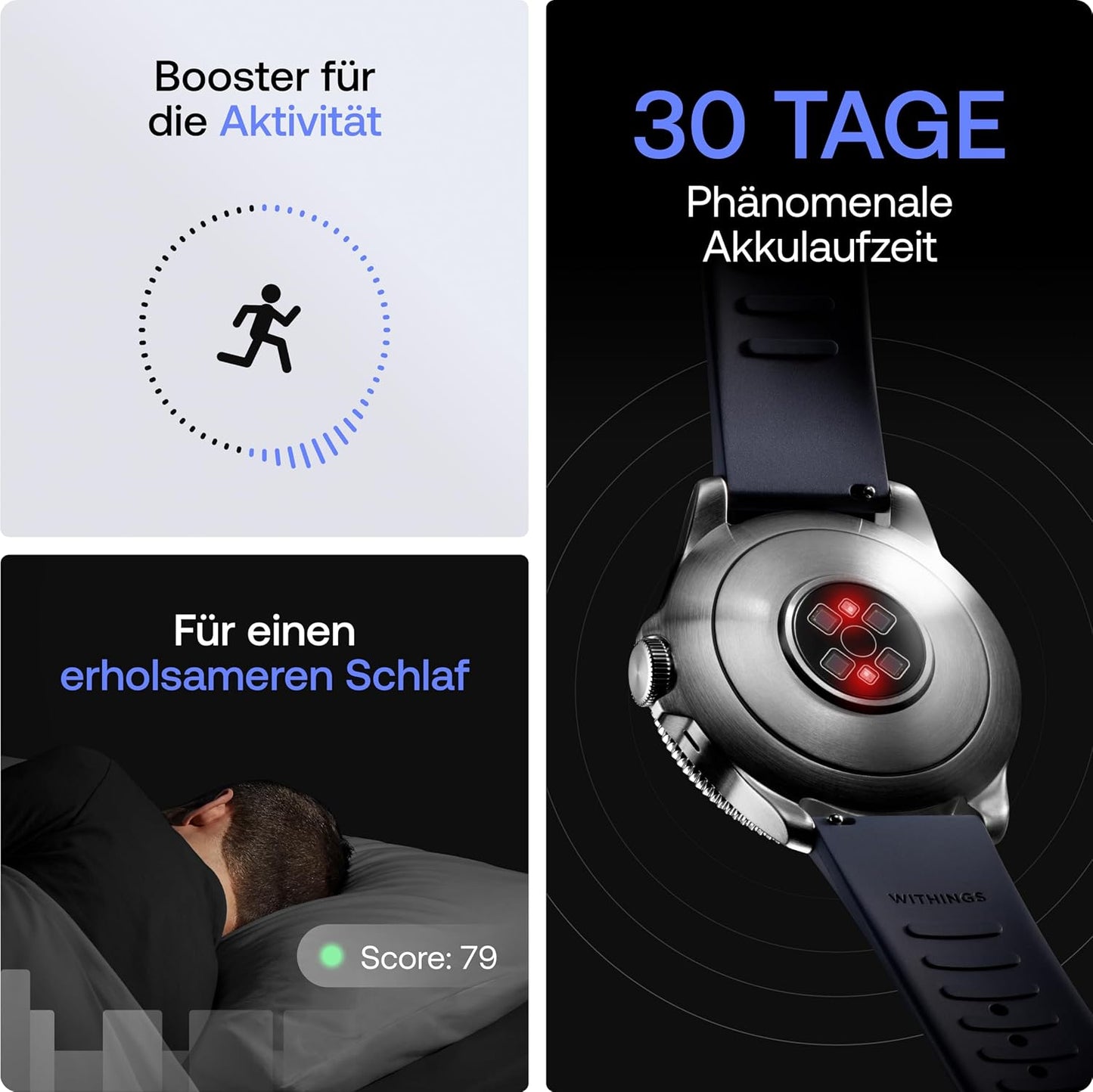 Withings ScanWatch Nova, Hybrid Smartwatch, ECG, SpO2, GPS, Grün