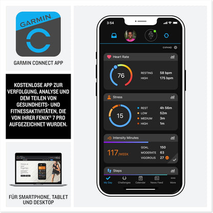 Garmin fēnix 7X Pro – GPS Multisport Smart Watch with Colour Display and Touch/Button Control, TOPO Maps, Over 60 Pre-Installed Sports Apps, Garmin Music and Garmin Pay Assorted variants
