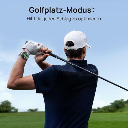 HUAWEI Watch Ultimate Smartwatch, Material in Premium-Metall-Optik, EKG, Golfplatz-Karten, Offline-Höhenlinienkarten, Bis zu 100 Meter Wasserdichtigkeit, 2 Wochen Akkulaufzeit, iOS&Android, Grün