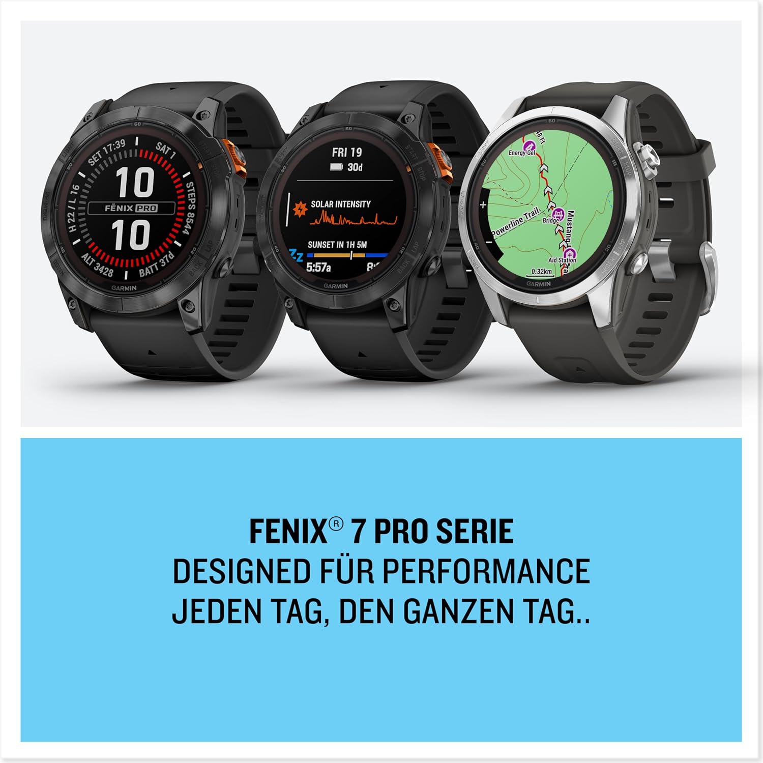 Garmin fēnix 7X Pro – GPS Multisport Smart Watch with Colour Display and Touch/Button Control, TOPO Maps, Over 60 Pre-Installed Sports Apps, Garmin Music and Garmin Pay Assorted variants