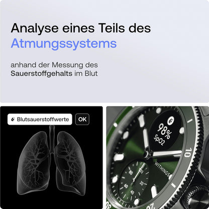 Withings ScanWatch Nova, Hybrid Smartwatch, ECG, SpO2, GPS, Grün
