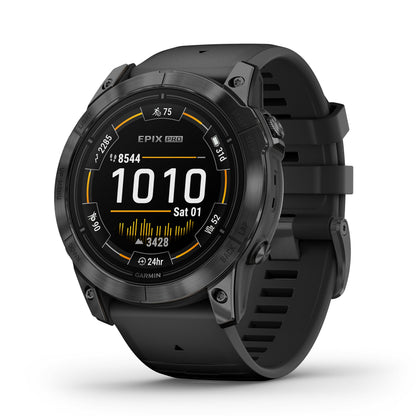 Garmin EPIX PRO 42mm – GPS-Multisport-Smartwatch mit brillantem 1,2“ AMOLED-Display und Touch-/Tastenbedienung. TOPO-Karten, 60 Sport-Apps, Music, Pay, bis zu 10 Tage Akkulaufzeit