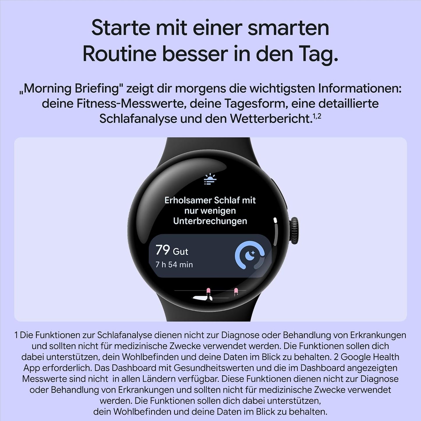 Google Pixel Watch 5 (45 mm) - Smartwatch - Black Case/Obsidian Band, LTE