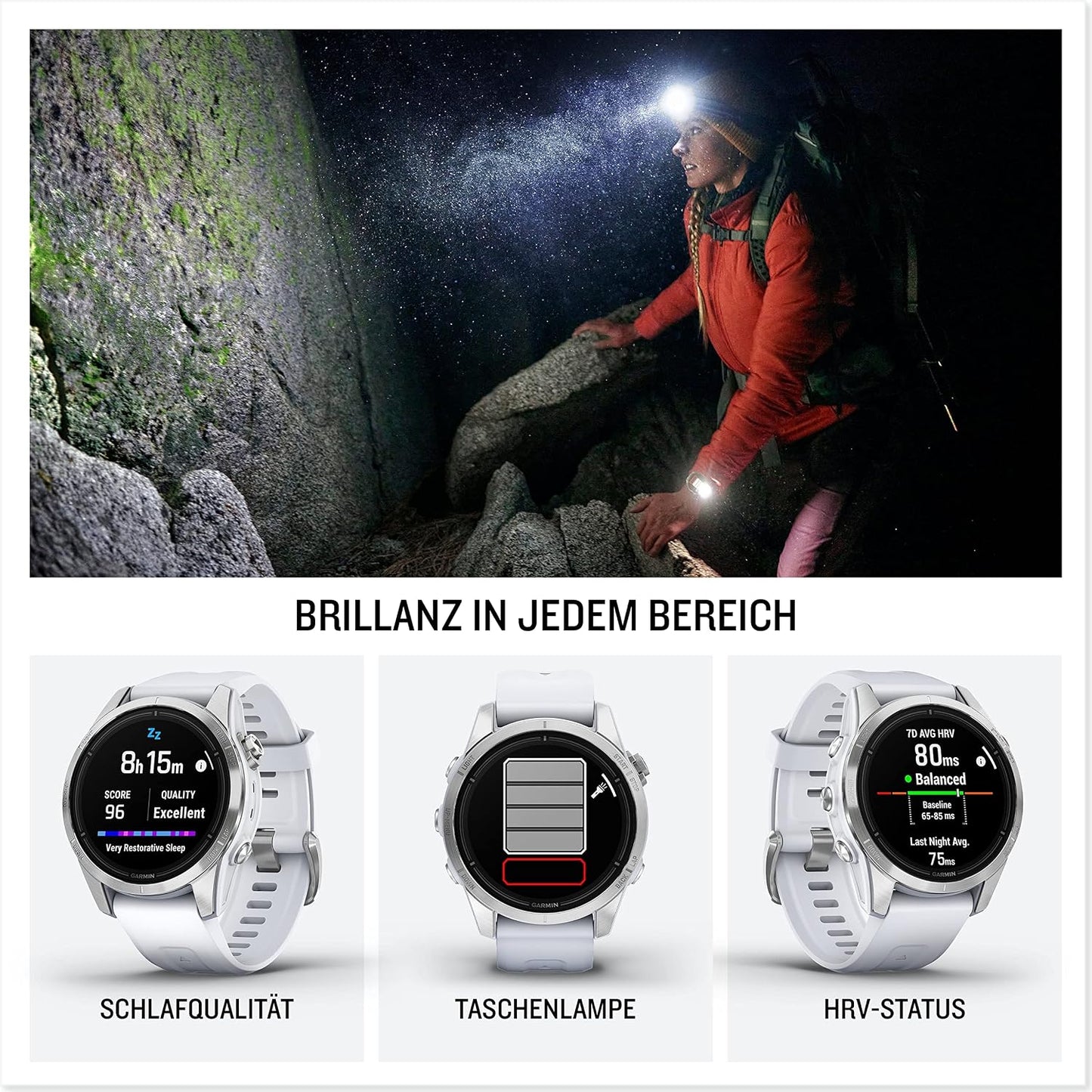 Garmin EPIX PRO 42mm – GPS-Multisport-Smartwatch mit brillantem 1,2“ AMOLED-Display und Touch-/Tastenbedienung. TOPO-Karten, 60 Sport-Apps, Music, Pay, bis zu 10 Tage Akkulaufzeit
